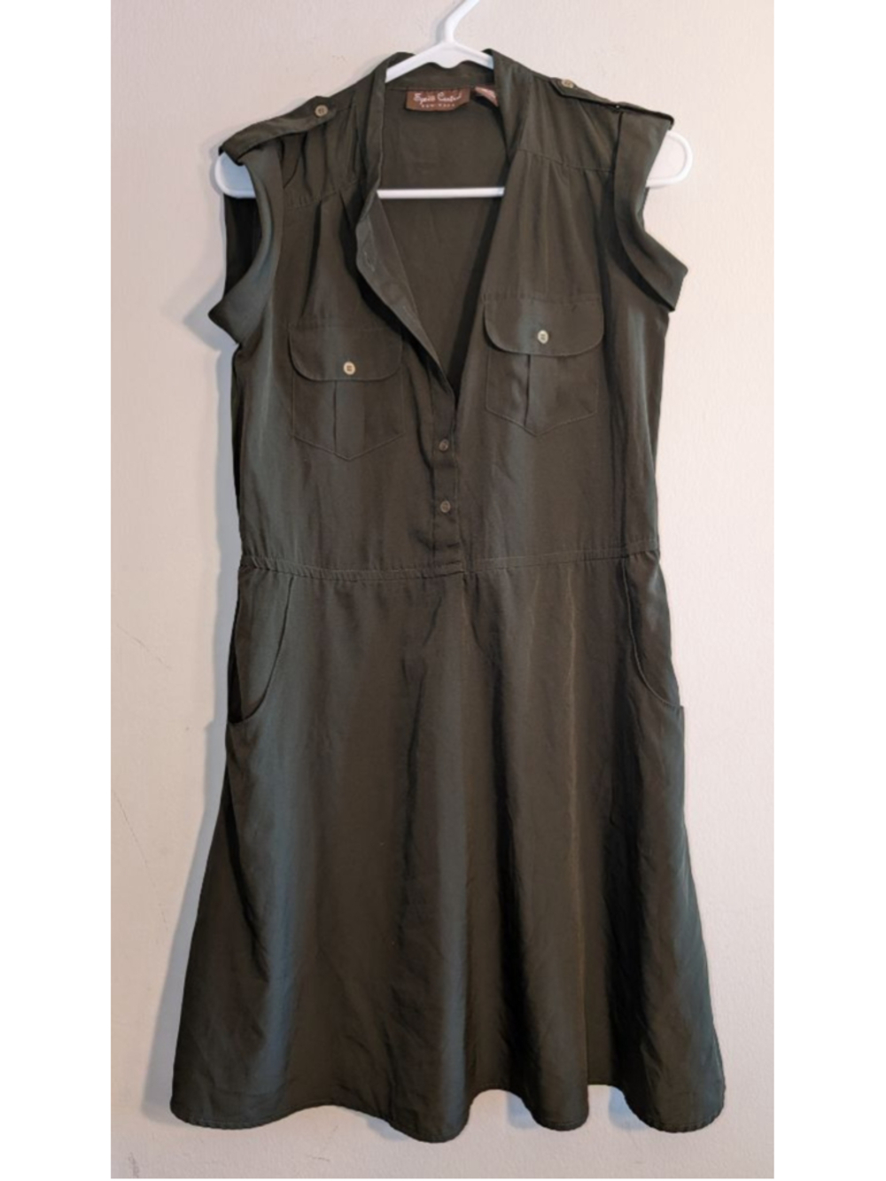 Speed Control New York Mini Dress S Olive Green, women's